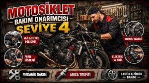 Motosiklet Bakım Onarımcısı Seviye 4