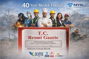 Mesleki Yeterlilik Belgesi Zorunlu Meslekler
