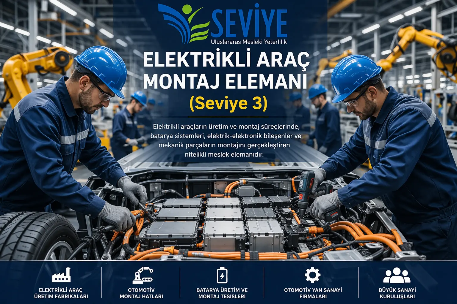 Elektrikli Araç Montaj Elemanı (Seviye 3)